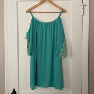 Cold shoulder dress